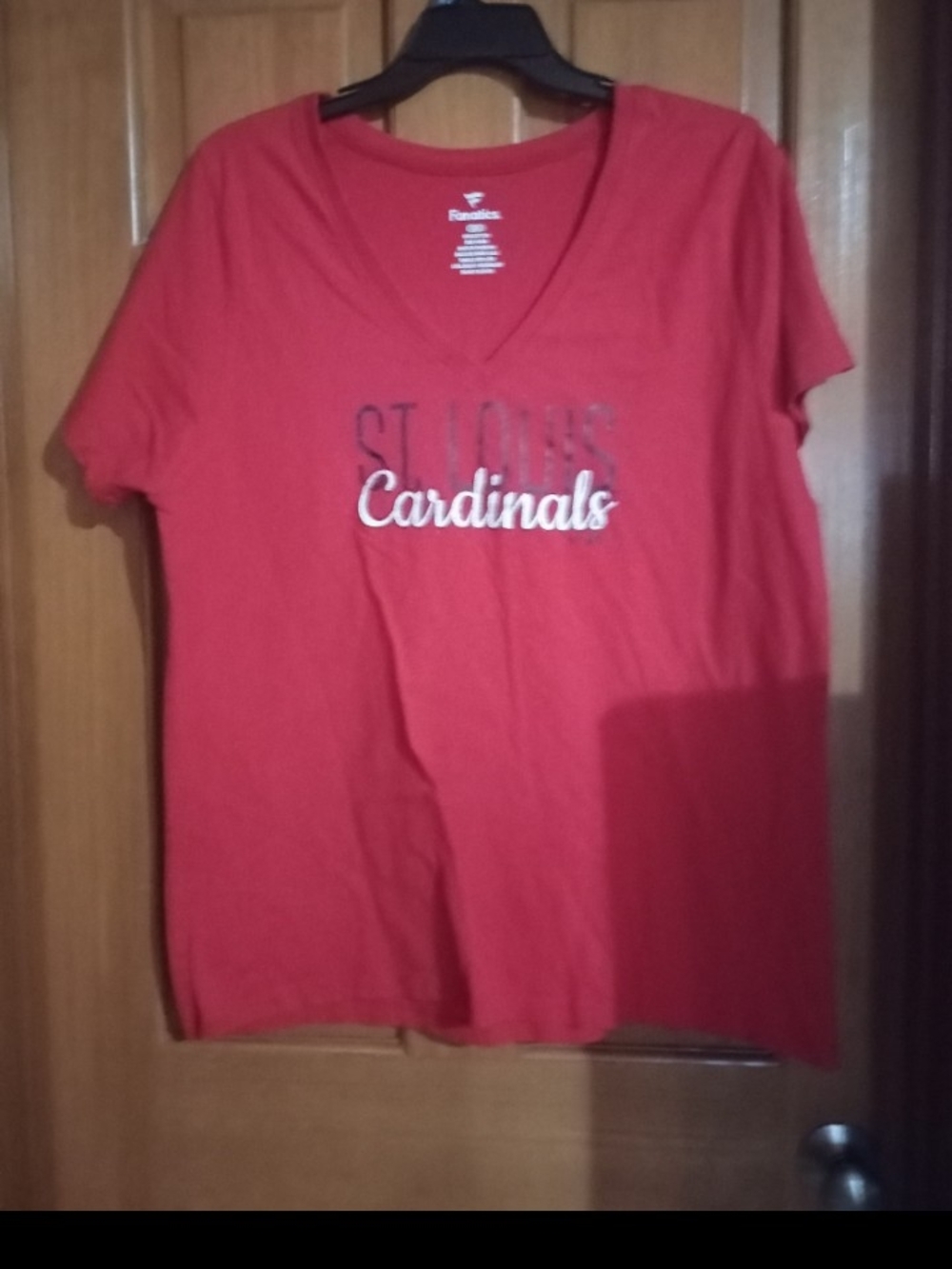 Fanatics Red St. Louis Cardinals V-Neck Tee